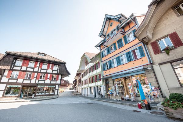 Turnhalle Grundriss im Moos Schwarzenburg